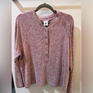Cabi heather rose sweatshirt / sweater - Size M